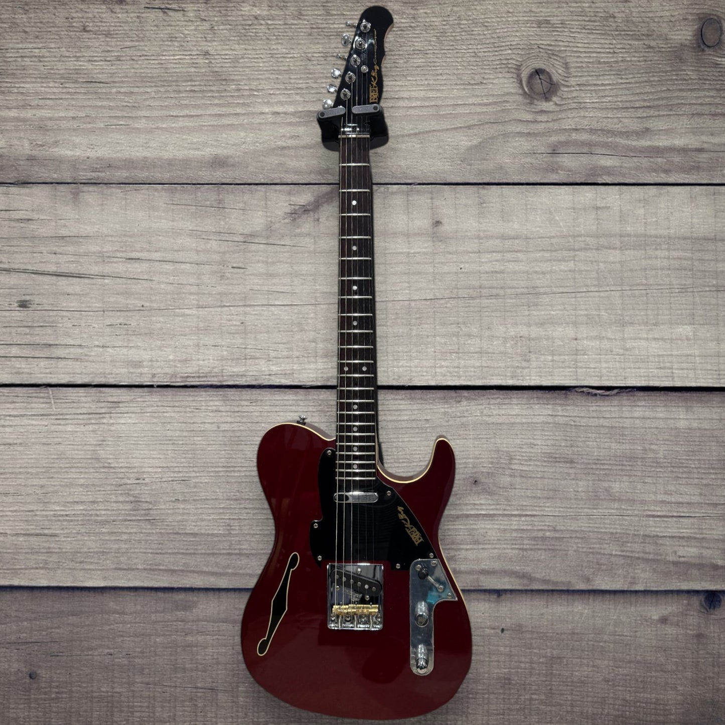 Fret-King Country Squire Stealth - Candy Apple Red
