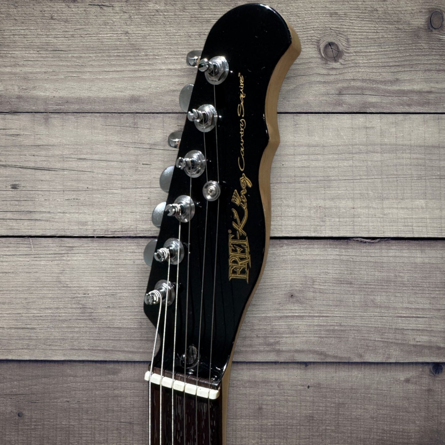 Fret-King Country Squire Stealth - Candy Apple Red